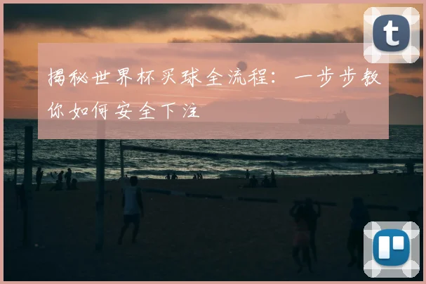 揭秘世界杯买球全流程：一步步教你如何安全下注